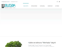 Tablet Screenshot of budak.com.tr